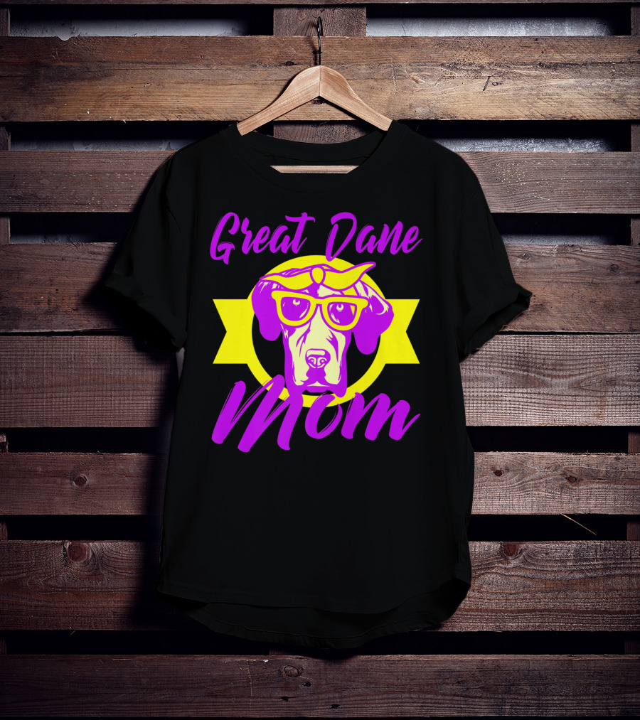 Great Dane Mom Women Puppy T-Shirt