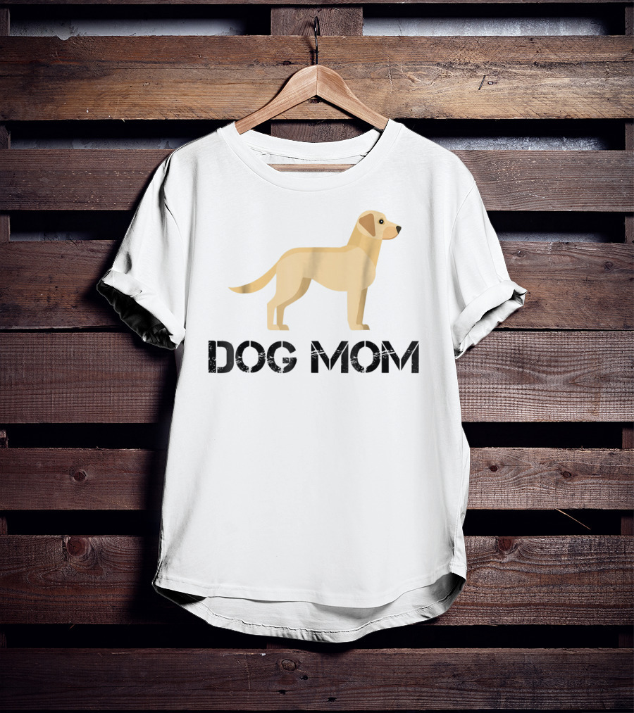 Dog Mom Yellow Lab T-Shirt