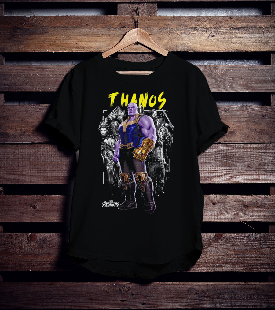 Marvel Avengers Infinity War Thanos Character T-Shirt