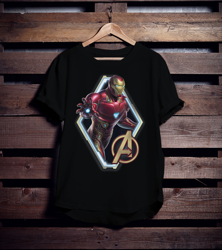 Marvel Avengers Endgame Iron Man Iconic Suit T-Shirt