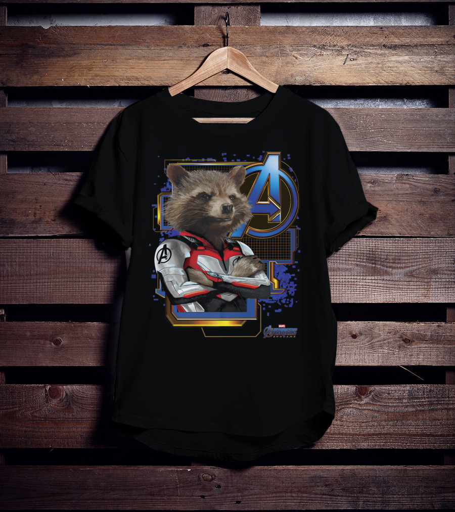 Avengers Endgame Rocket Raccoon Marvel T-Shirt