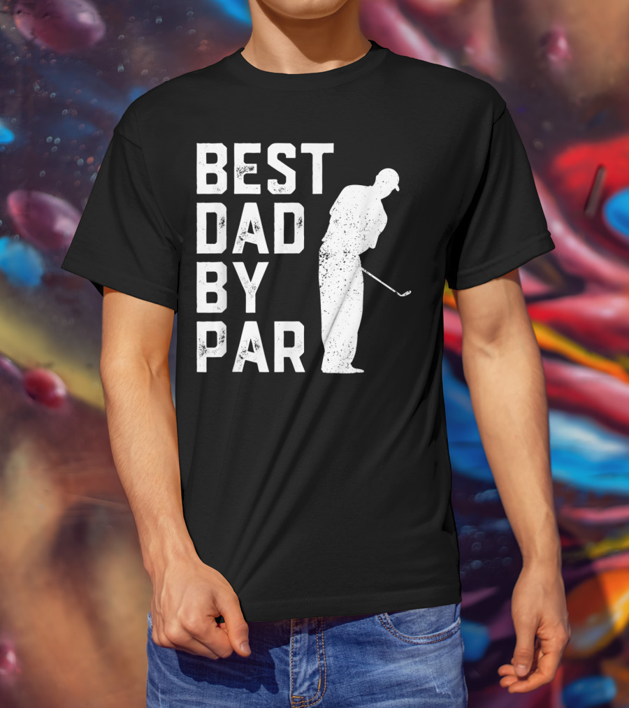 Best Dad By Par Golf Lover T-Shirt