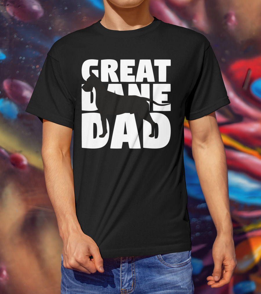 Great Dane Dad Dog Father Great Dane Dad T-Shirt