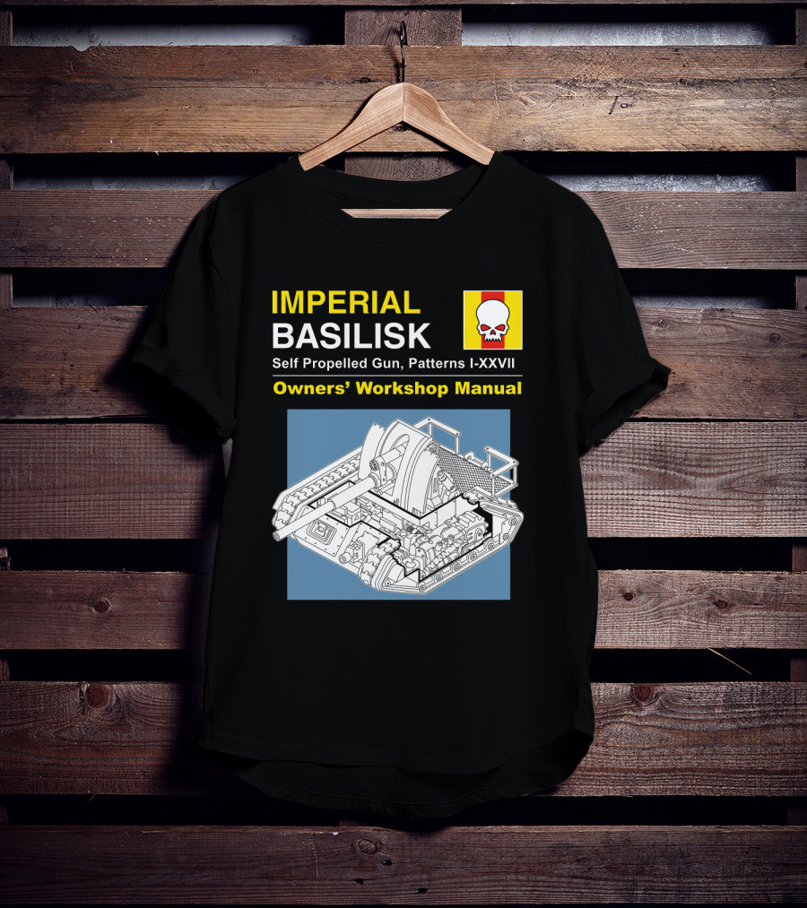 IMPERIAL BASILISK Self Propelled Gun Owners' Workshop Manual T-Shirt