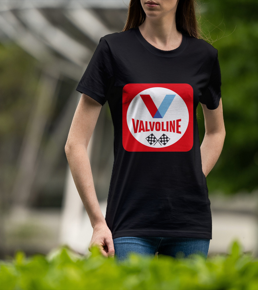 Valvoline Racing Checkered Flag T-Shirt