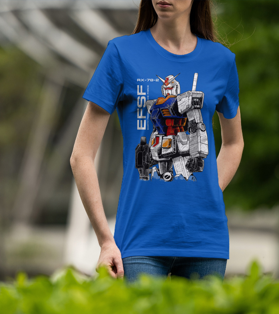 RX-78-2 Gundam EFSF Earth Federation Space Force T-Shirt