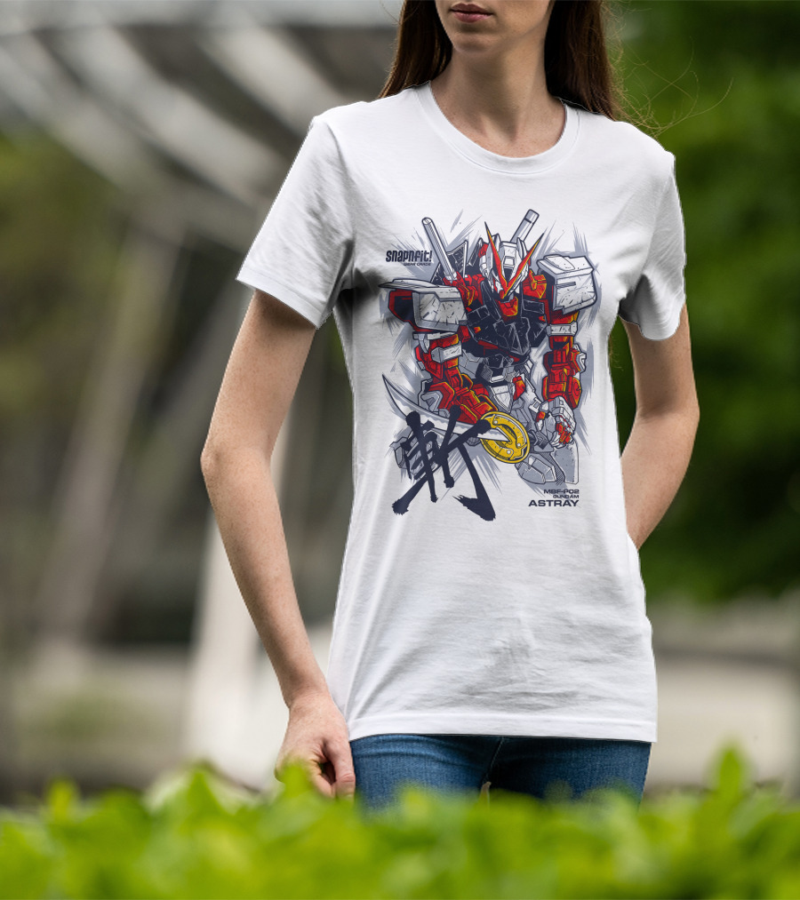 MBF-P02 Gundam Astray Red Frame Snapfit Model Kit T-Shirt