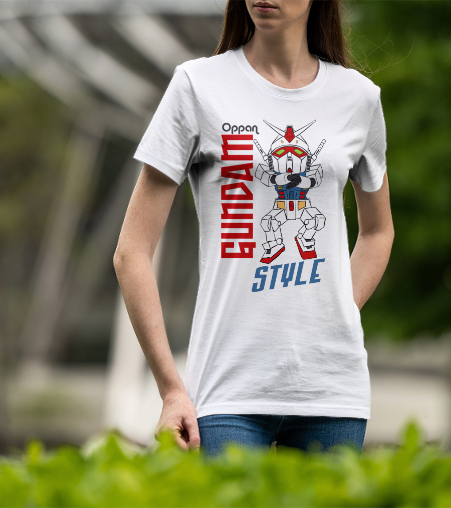 Oppan Gundam Style Vintage Mecha Dance T-Shirt