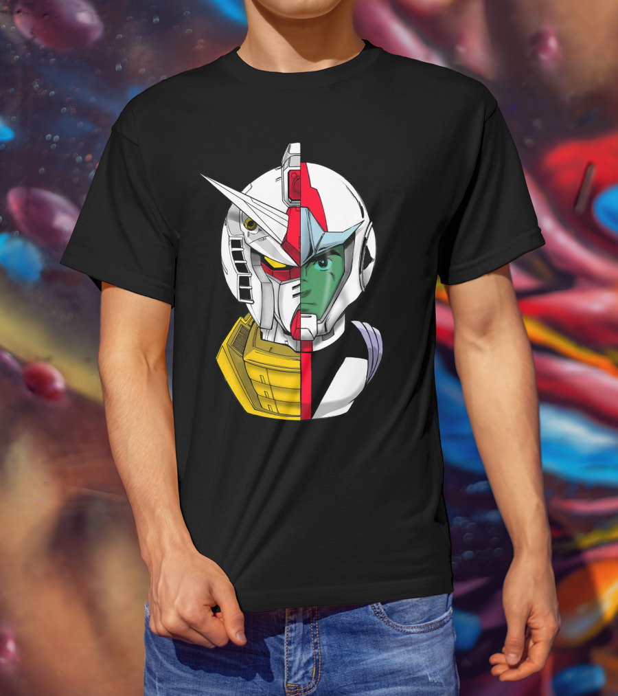 GUNDAM RX-78-2 And RX-79 Dual Face T-Shirt