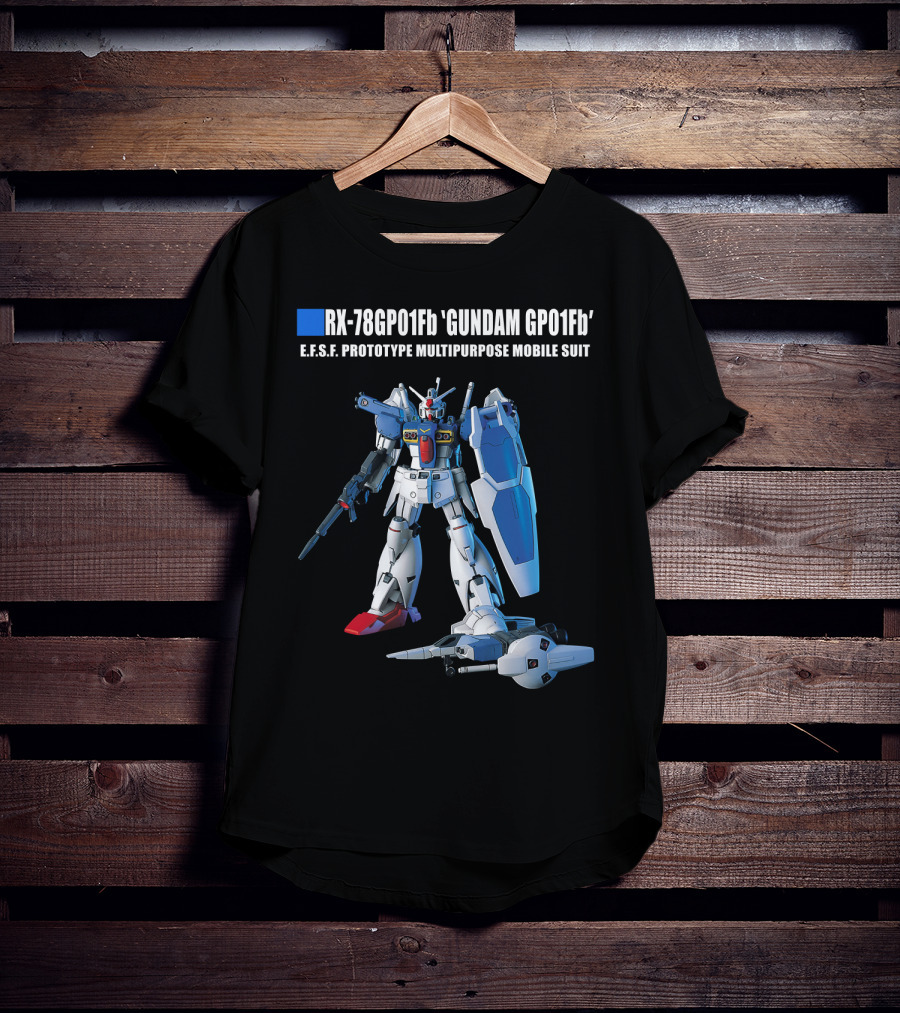 RX-78GP01Fb Gundam GP01Fb E.F.S.F. Prototype Multipurpose Mobile Suit T-Shirt