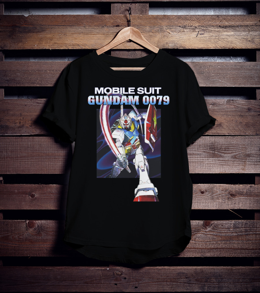 Mobile Suit Gundam 0079 Mecha Warrior Action Pose T-Shirt