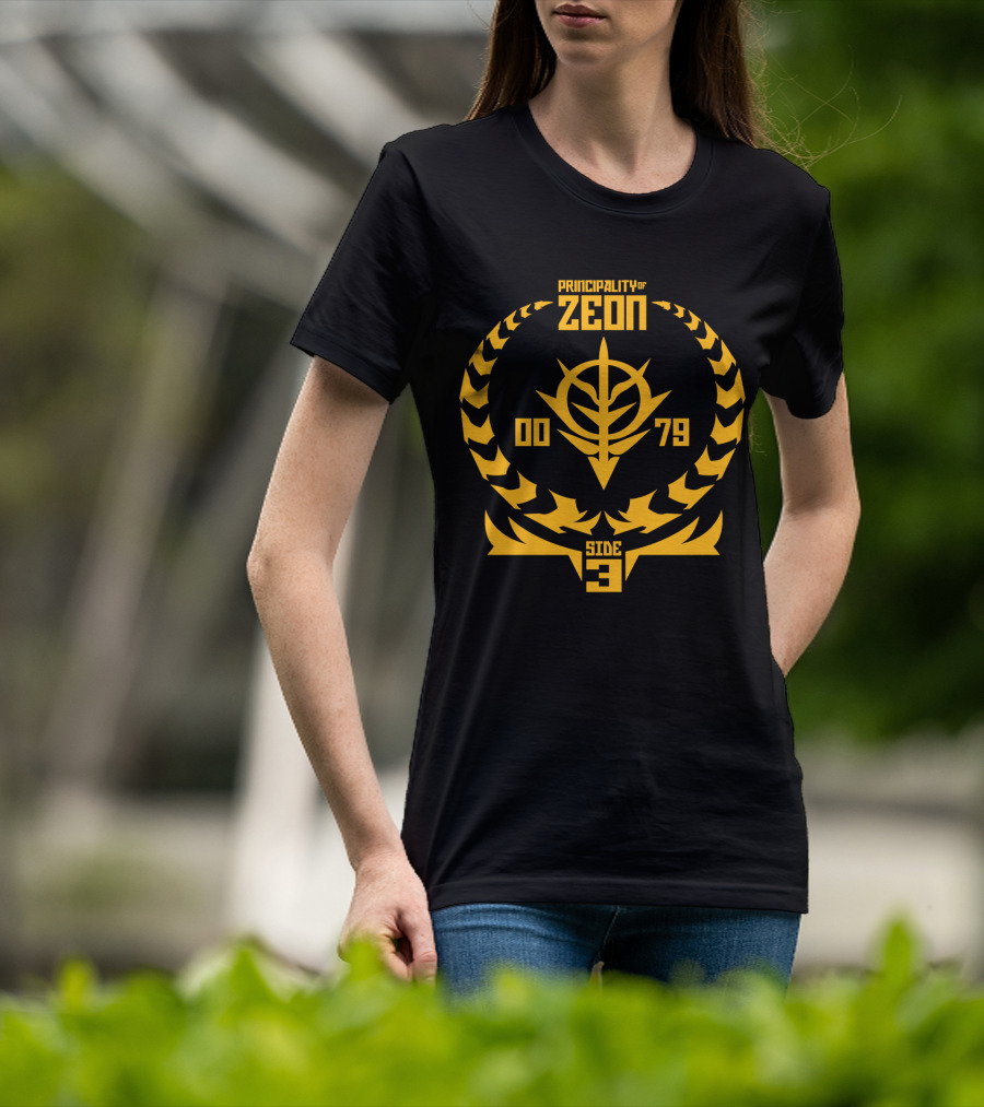 Principality Of Zeon 0079 Side 3 Emblem T-Shirt