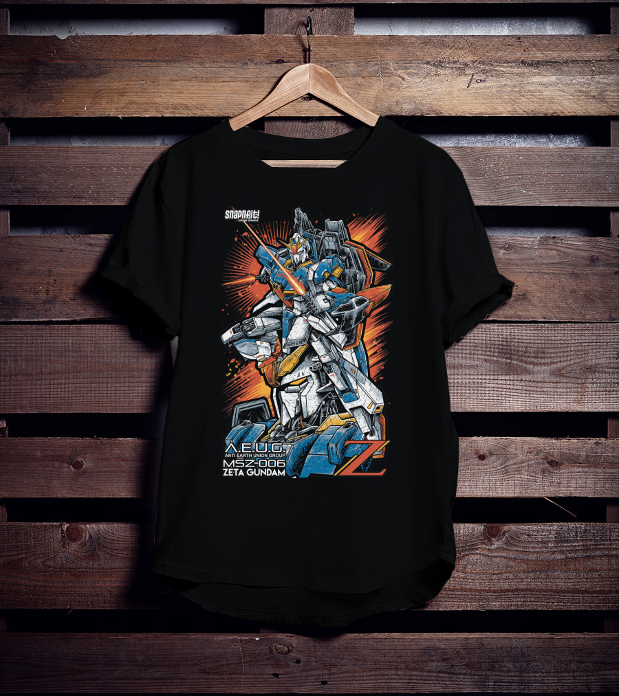 Snapfit AEUG MSZ-006 Zeta Gundam Anti Earth Union Group T-Shirt