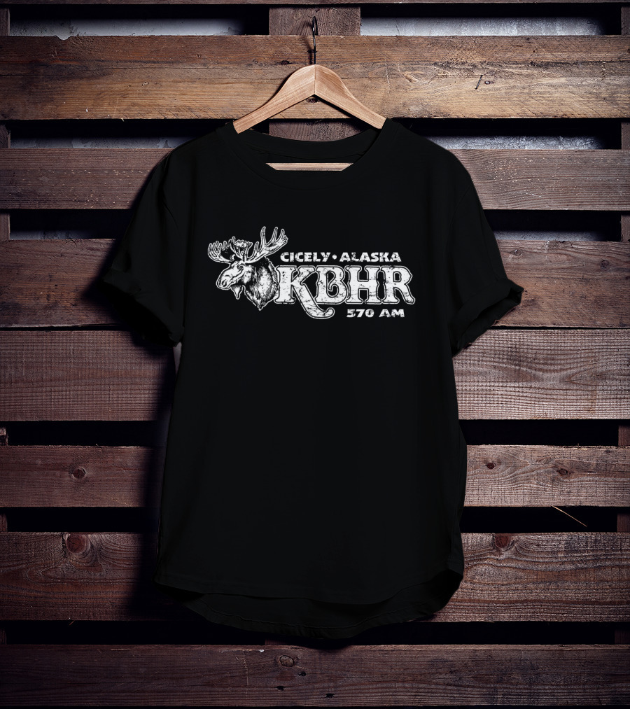 Cicely Alaska KBHR 570 AM Moose Radio T-Shirt