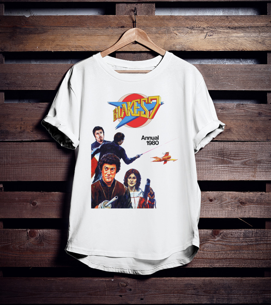 Blake's 7 Annual 1980 Classic Sci-Fi Series Cover T-Shirt
