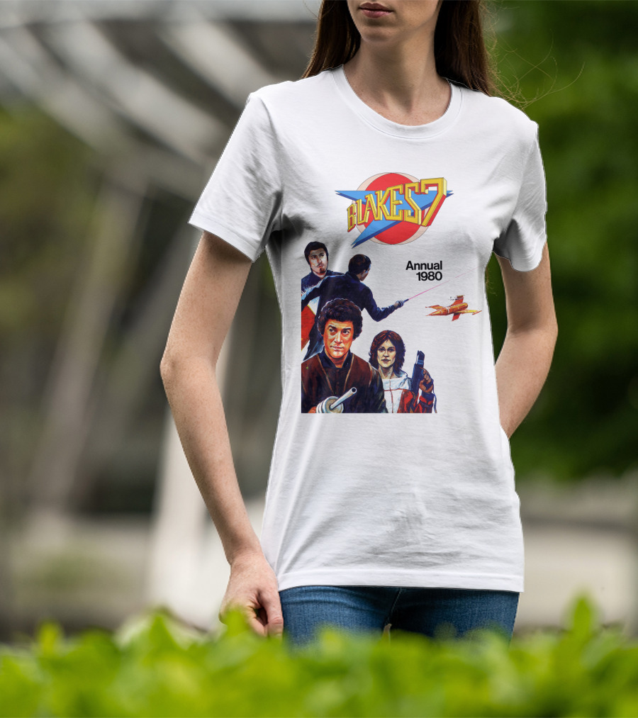 Blake's 7 Annual 1980 Classic Sci-Fi Series Cover T-Shirt