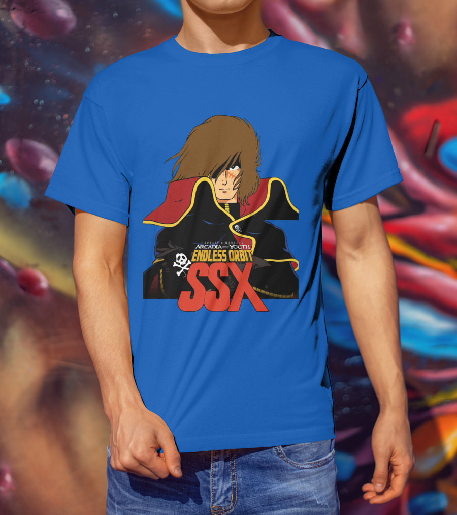 Captain Harlock Arcadia Of My Youth Endless Orbit SSX T-Shirt