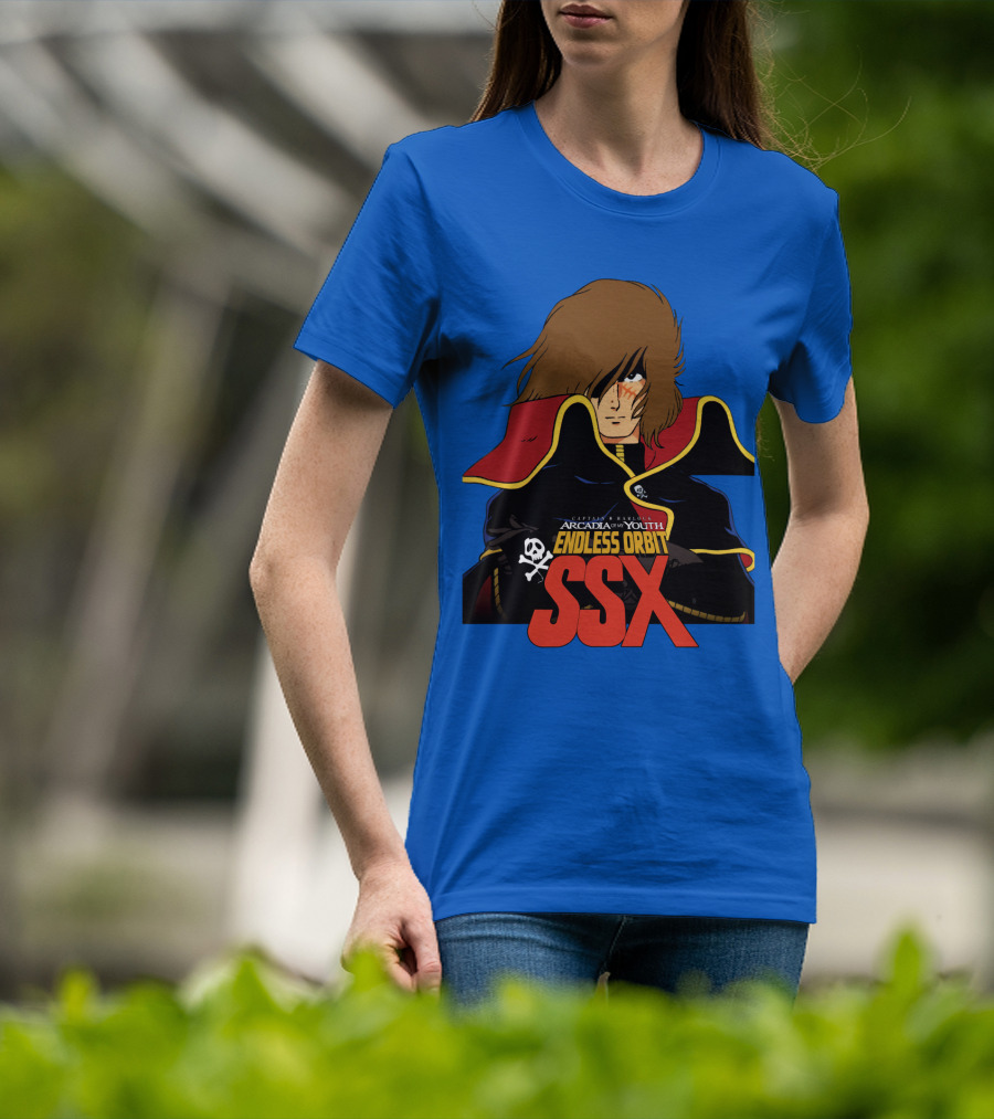 Captain Harlock Arcadia Of My Youth Endless Orbit SSX T-Shirt