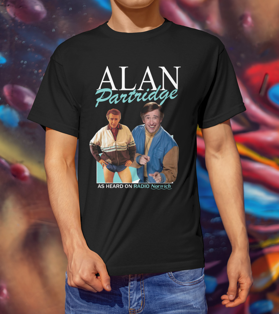 ALAN Partridge As Heard On RADIO Norwich T-Shirt