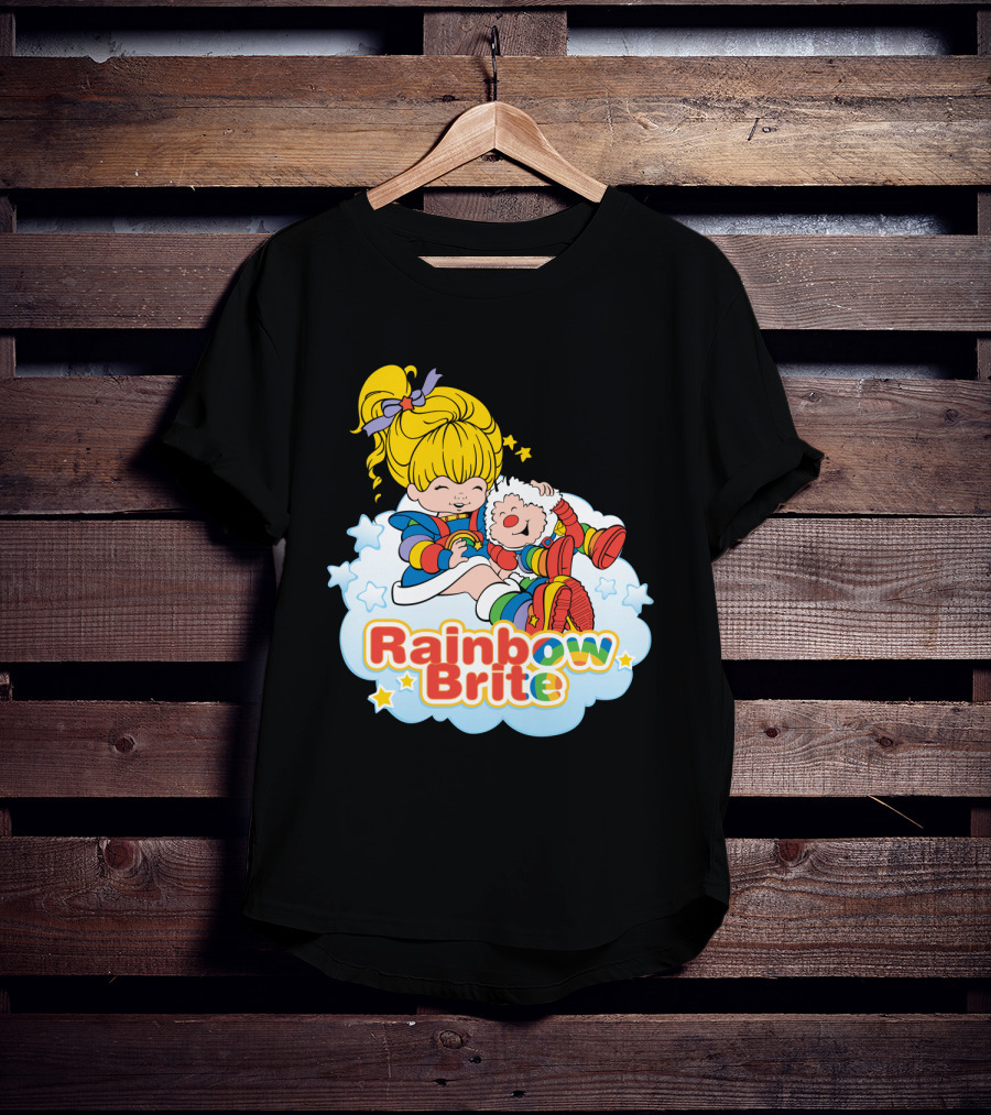 Rainbow Brite And Twink Smiling Happiness Cloud Adventure T-Shirt