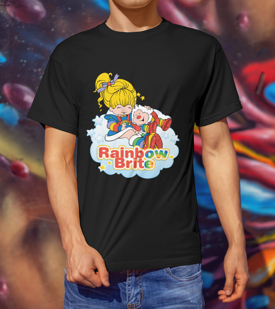 Rainbow Brite And Twink Smiling Happiness Cloud Adventure T-Shirt