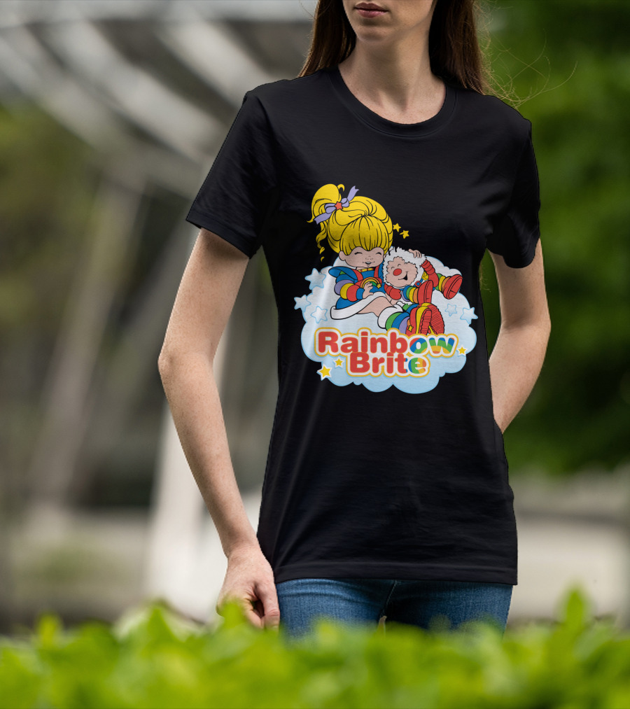 Rainbow Brite And Twink Smiling Happiness Cloud Adventure T-Shirt