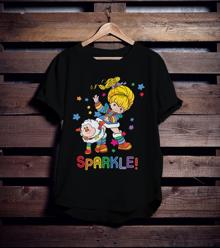 Rainbow Brite Sparkle Colorful Adventure With Twinkling Stars T-Shirt