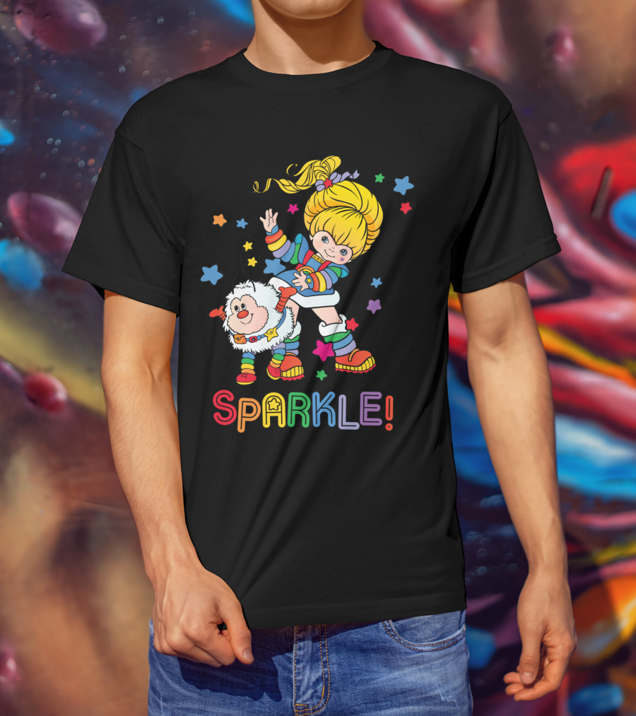 Rainbow Brite Sparkle Colorful Adventure With Twinkling Stars T-Shirt