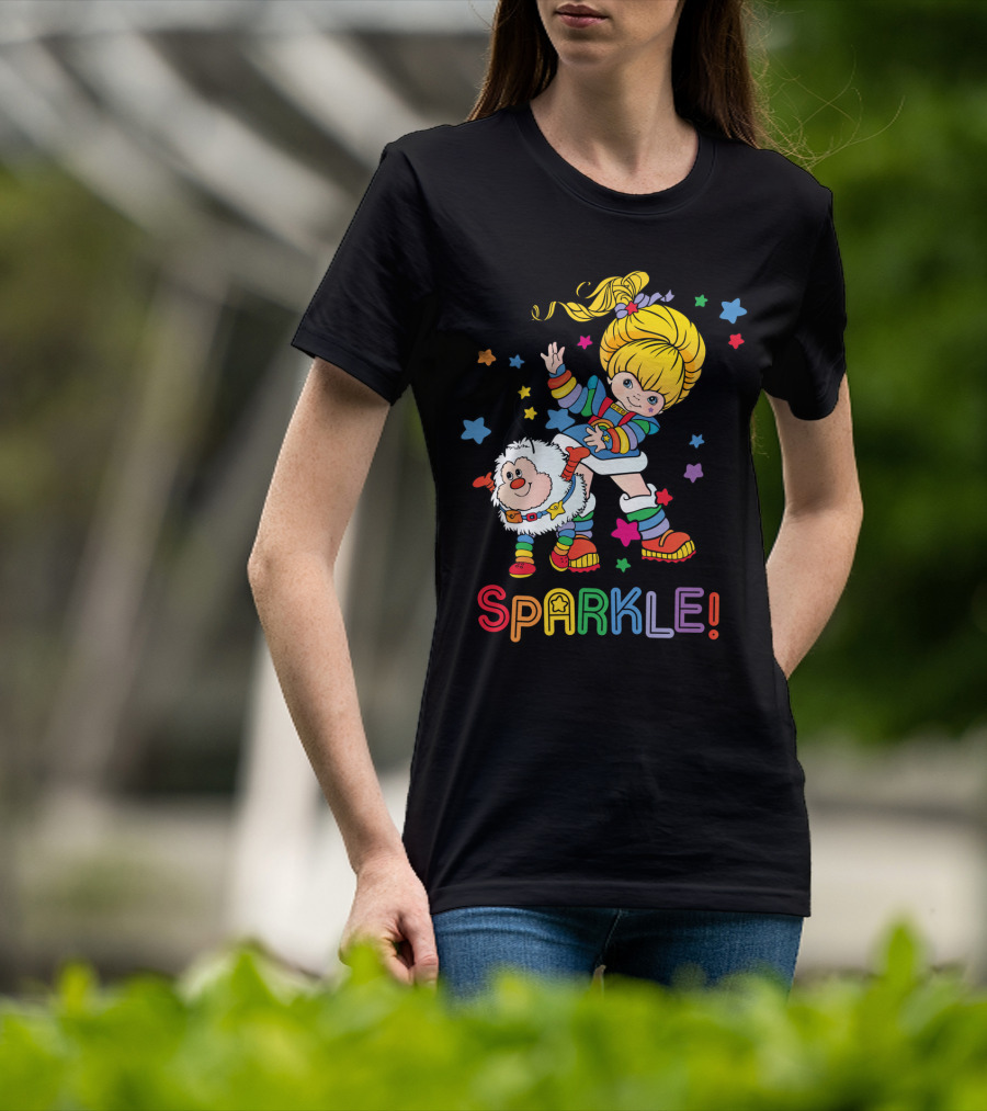 Rainbow Brite Sparkle Colorful Adventure With Twinkling Stars T-Shirt