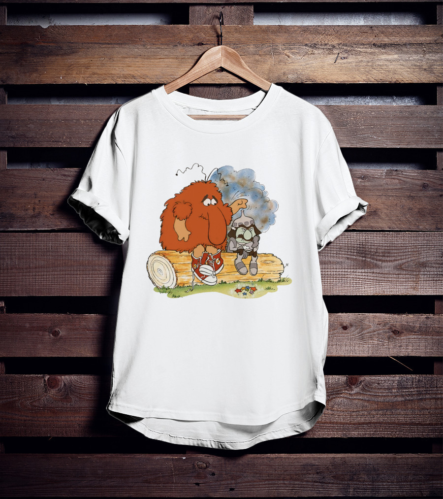 Rainbow Brite Murky Lurky And Cloudy Gloom On Log T-Shirt