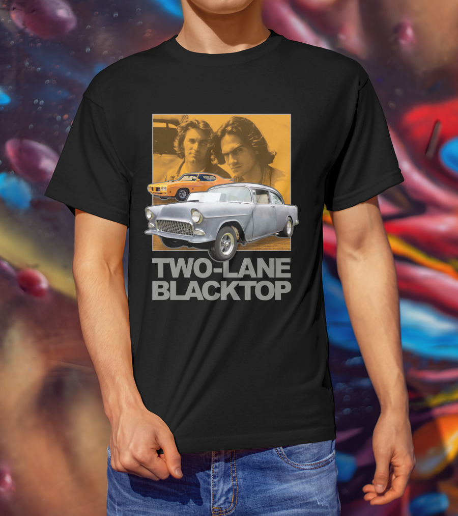 Two-Lane Blacktop Classic Cars And Characters T-Shirt