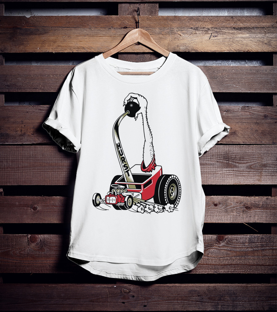 Hurst Floor Shift Monster Hot Rod Racing T-Shirt