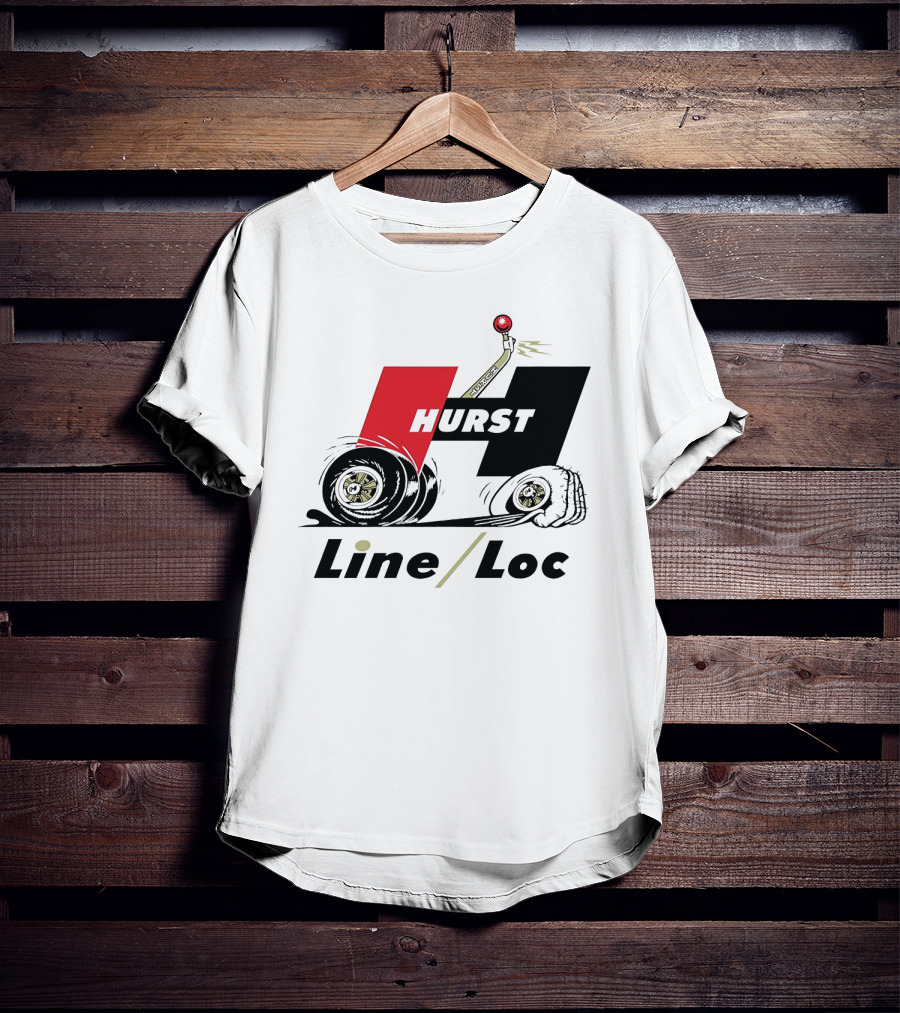 Hurst Line Loc Racing Tire Burnout T-Shirt