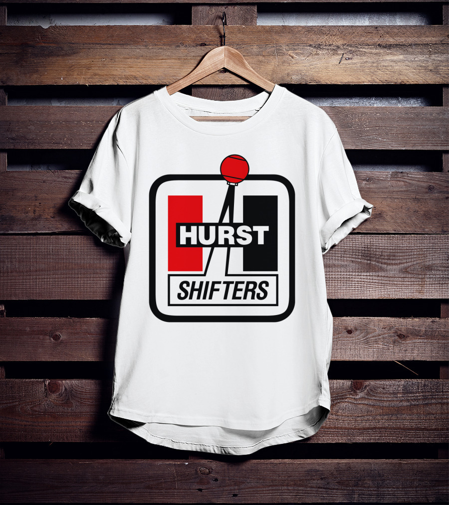 Hurst Shifters Logo Red And Black Gear Stick T-Shirt