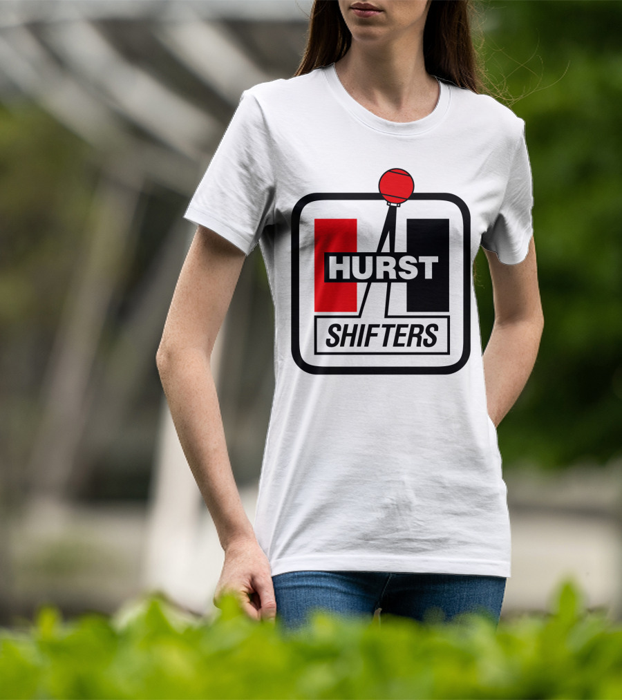 Hurst Shifters Logo Red And Black Gear Stick T-Shirt