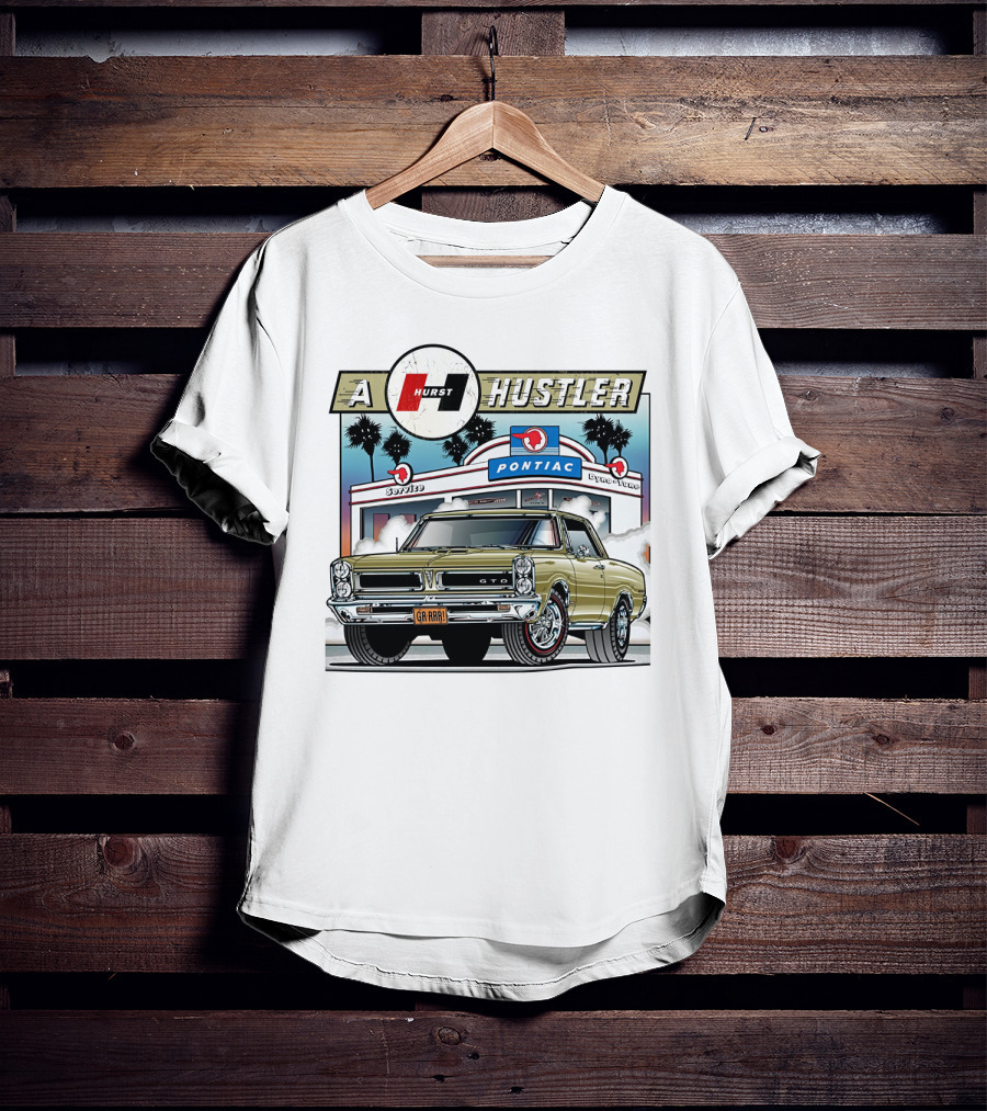 A Hurst Hustler 1965 Pontiac GTO Speeding T-Shirt