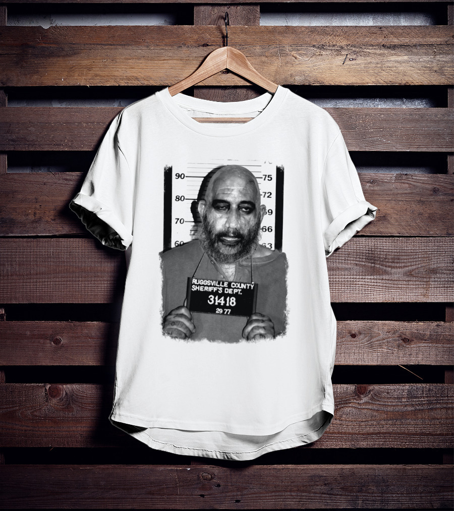 Ruggsville County Mugshot Captain Spaulding 3418 Sheriff's Dept T-Shirt