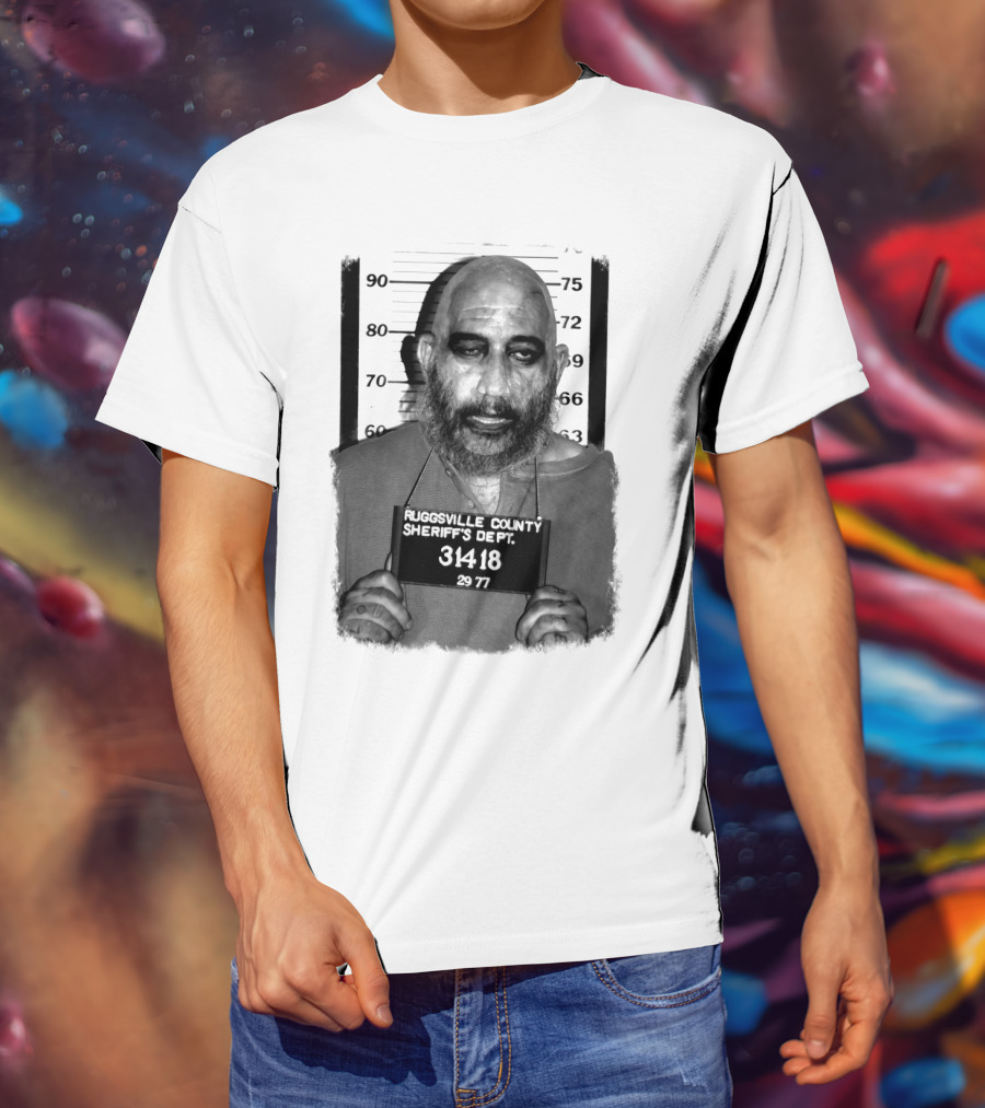 Ruggsville County Mugshot Captain Spaulding 3418 Sheriff's Dept T-Shirt