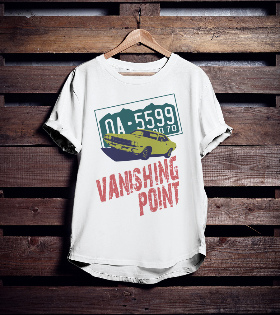 Vanishing Point OA-5599 70s Car Iconic Reference T-Shirt