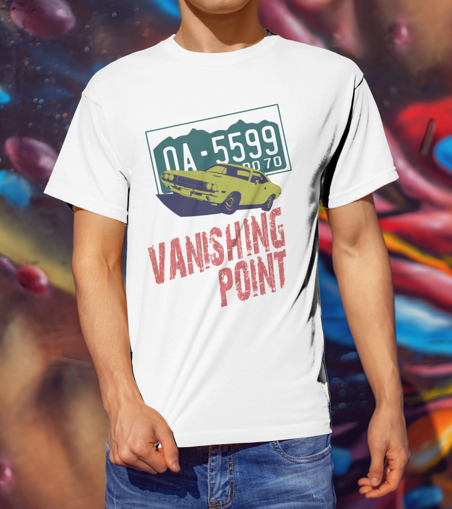 Vanishing Point OA-5599 70s Car Iconic Reference T-Shirt
