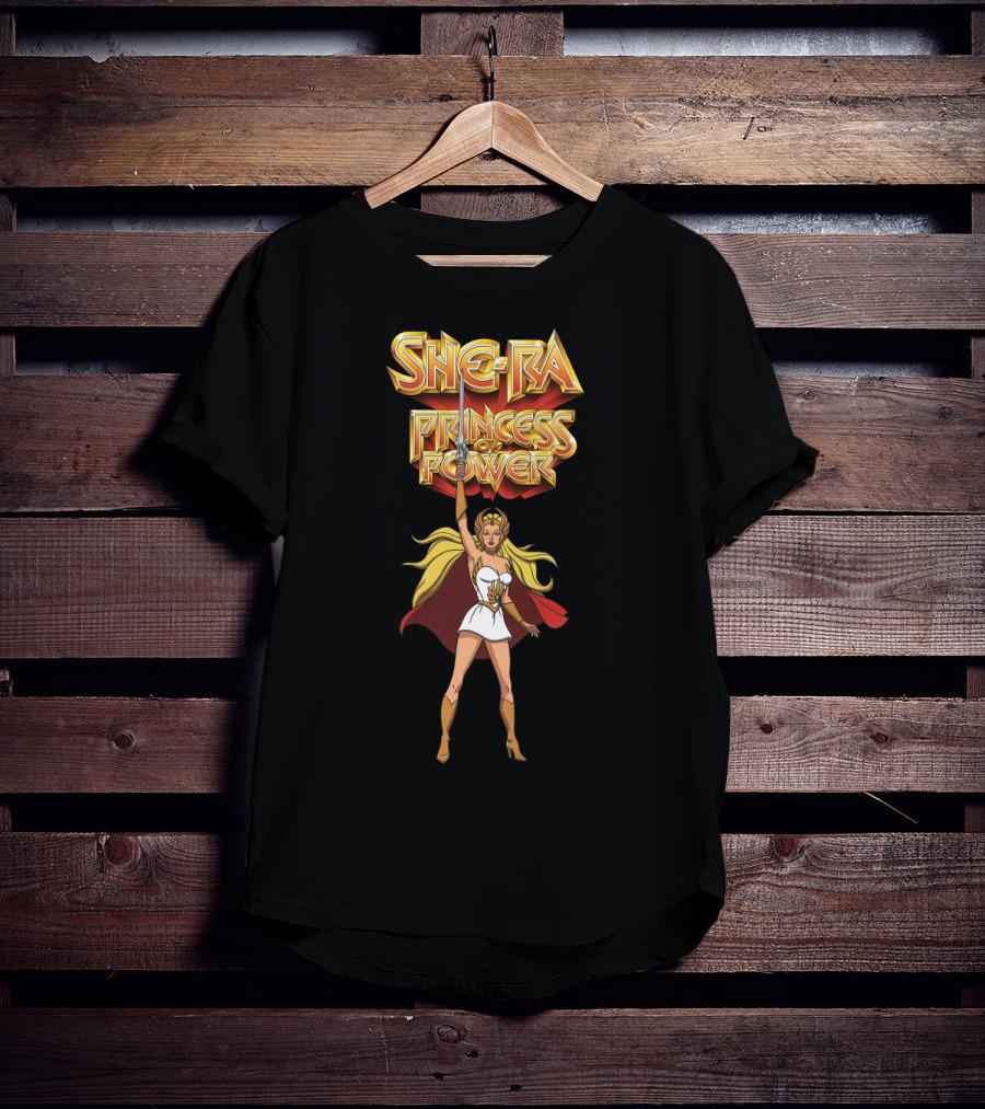 She Ra Princess Of Power Iconic Heroine And Sword T-Shirt