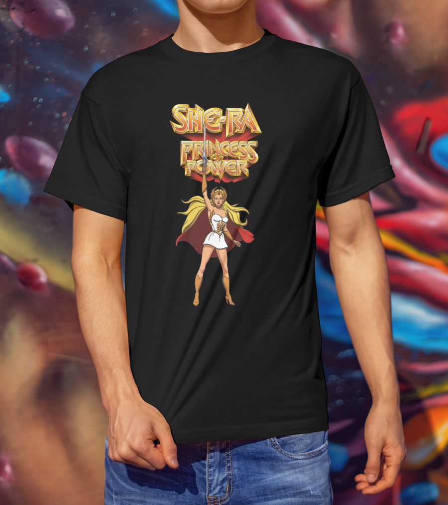She Ra Princess Of Power Iconic Heroine And Sword T-Shirt