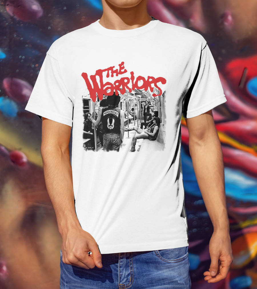 The Warriors Movie Subway Scene Iconic Street Gang Jacket T-Shirt