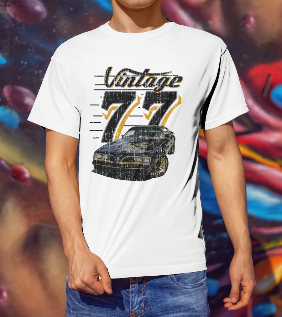 Vintage 77 Smokey And The Bandit 1977 Pontiac Trans Am T-Shirt