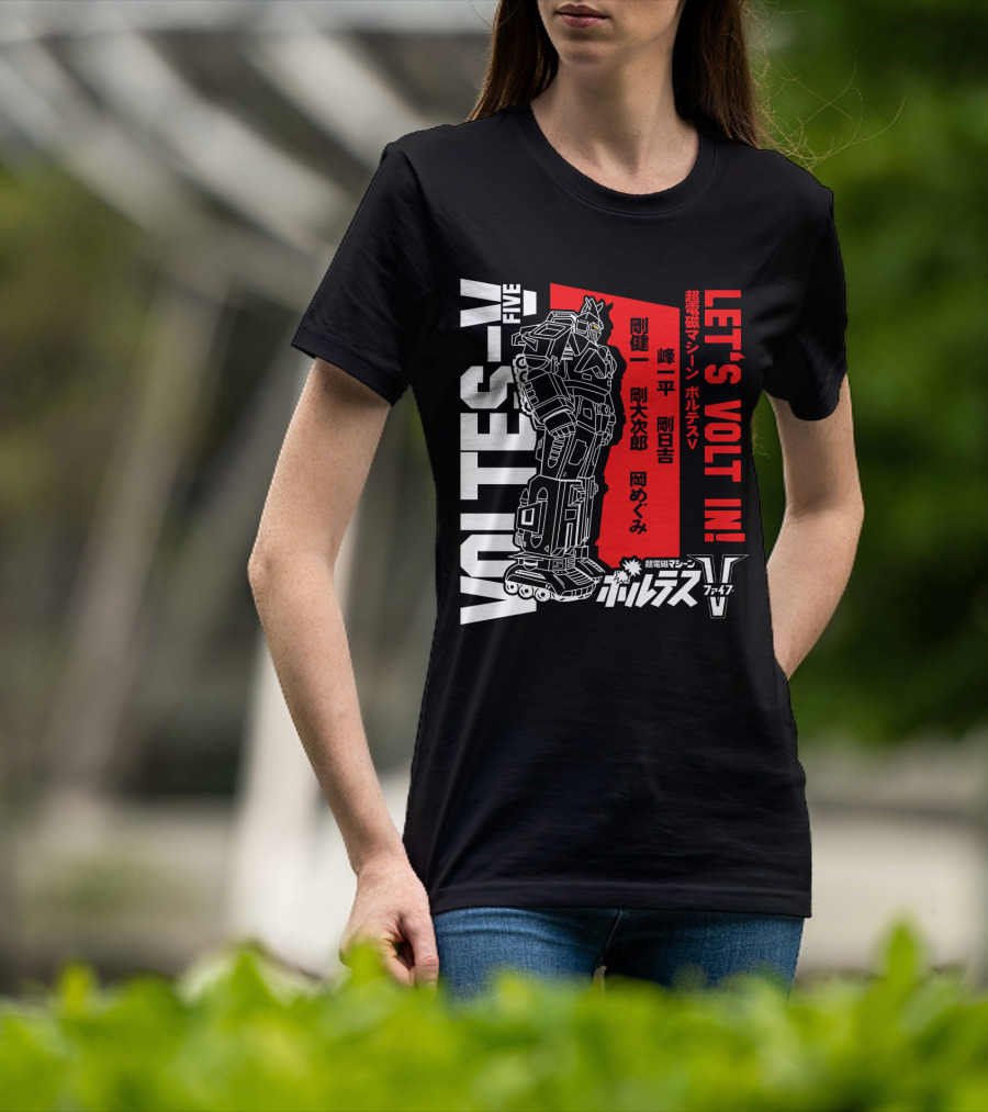Voltes V Five Let's Volt In T-Shirt