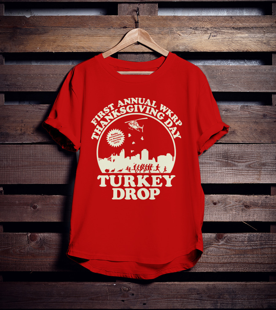 First Annual Wkrp Thanksgiving Day Turkey Drop Radio Presentation Live T-Shirt