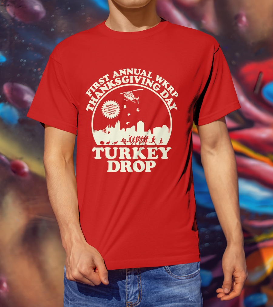 First Annual Wkrp Thanksgiving Day Turkey Drop Radio Presentation Live T-Shirt