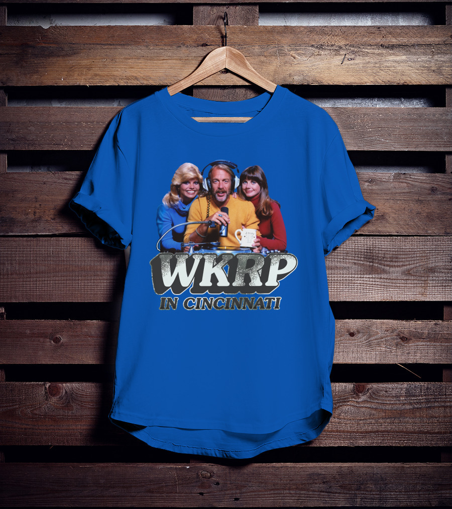 WKRP In Cincinnati Retro Cast 70s Radio Show T-Shirt