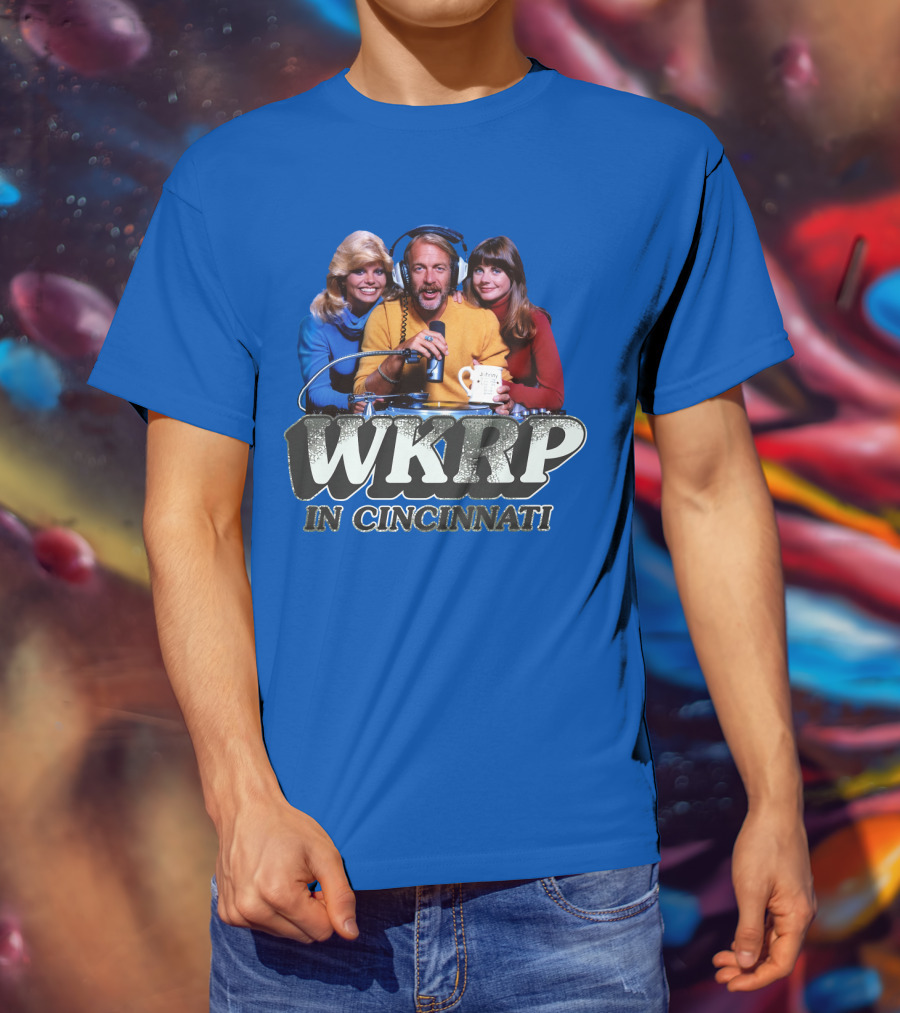 WKRP In Cincinnati Retro Cast 70s Radio Show T-Shirt