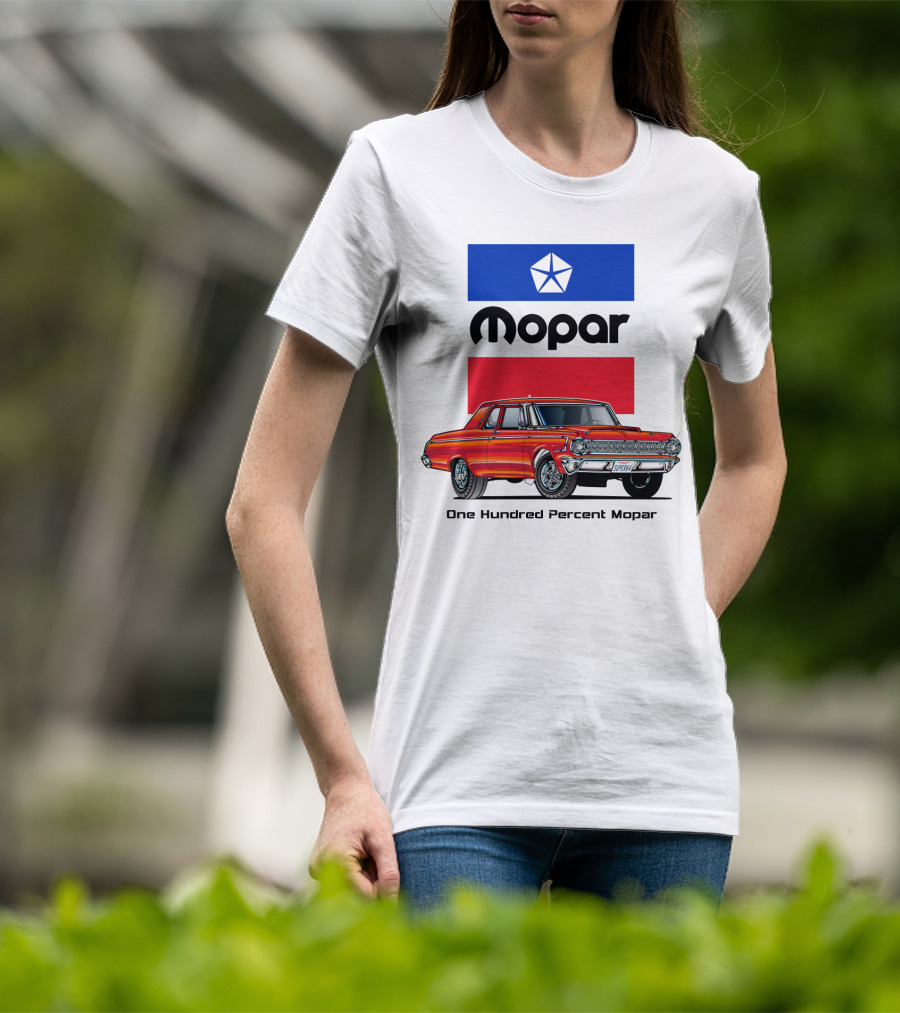 Mopar One Hundred Percent 1964 Dodge Super 440 T-Shirt